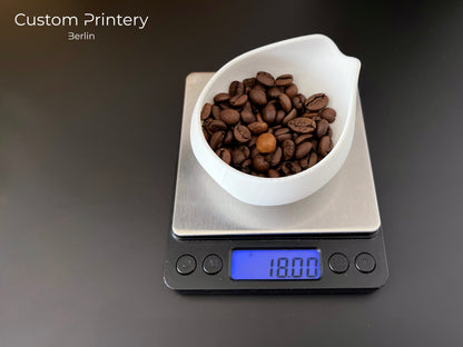 Kaffeebohnen Dosierschale Messbecher Einfülltrichter Espresso Barista