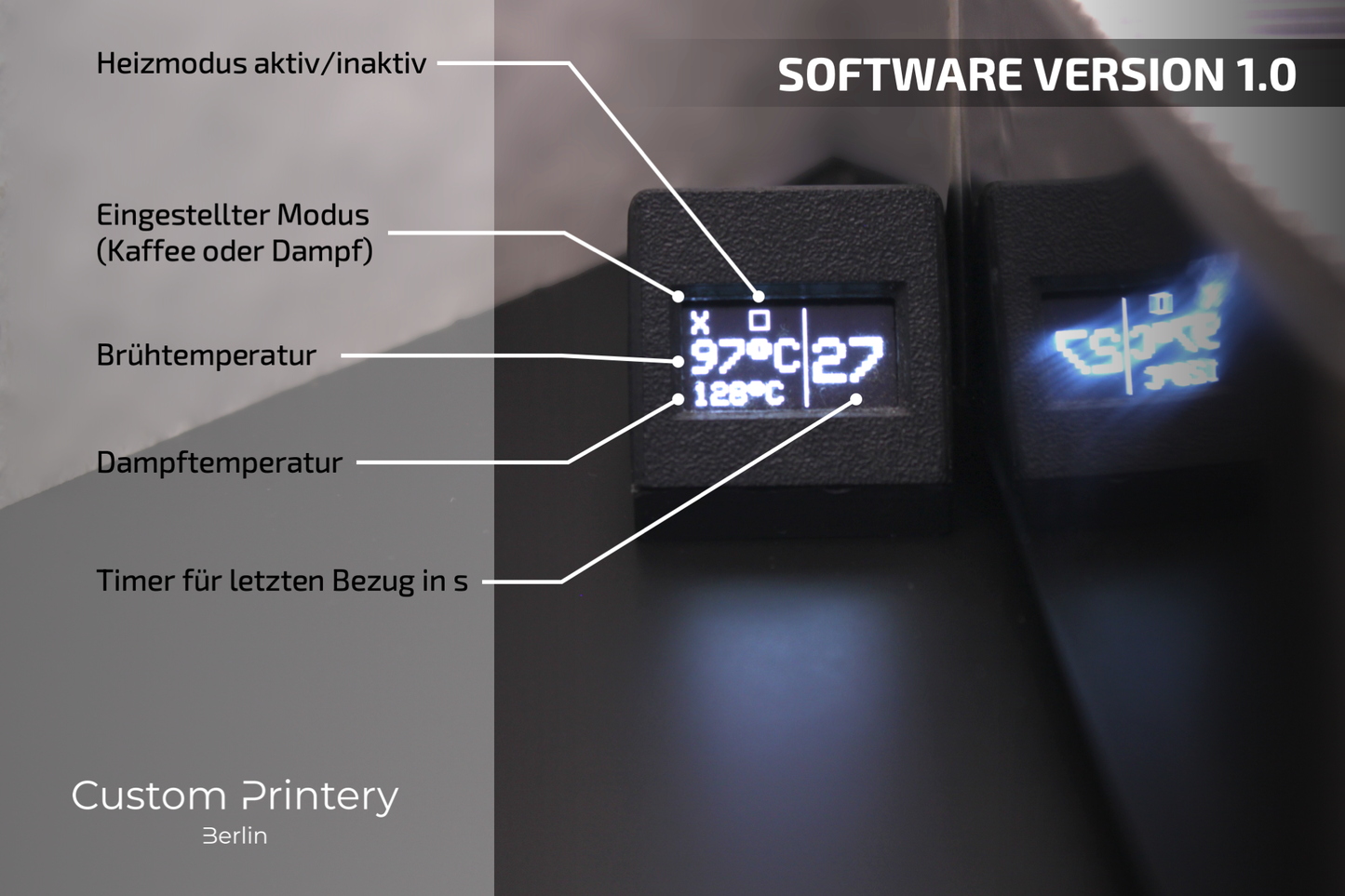 Shot-Timer für Lelit Mara x Brühzeit und Temperatur Espresso