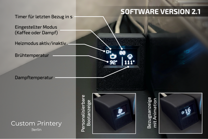 Shot-Timer für Lelit Mara x Brühzeit und Temperatur Espresso