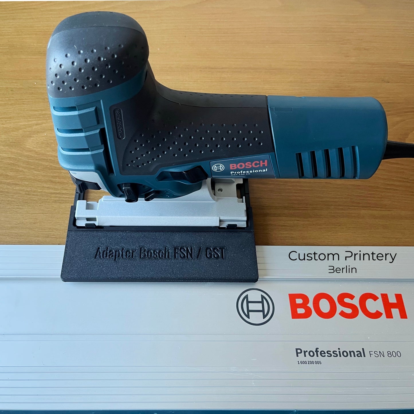 Adapter für Bosch PST/GST Stichsägen zur Bosch FSN oder Makita/Festool Führungsschiene – Präzises Schneiden leicht gemacht