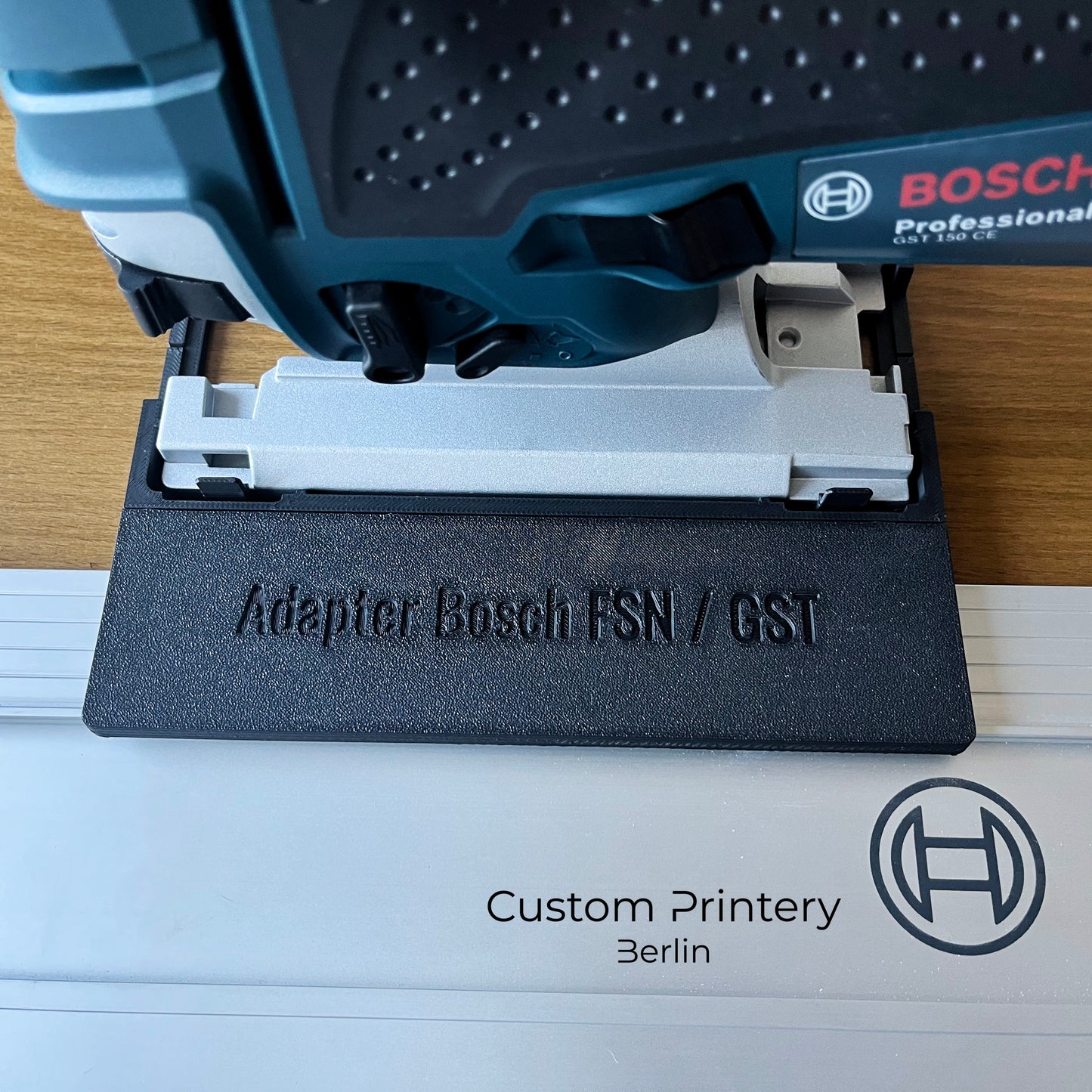 Adapter für Bosch PST/GST Stichsägen zur Bosch FSN oder Makita/Festool Führungsschiene – Präzises Schneiden leicht gemacht